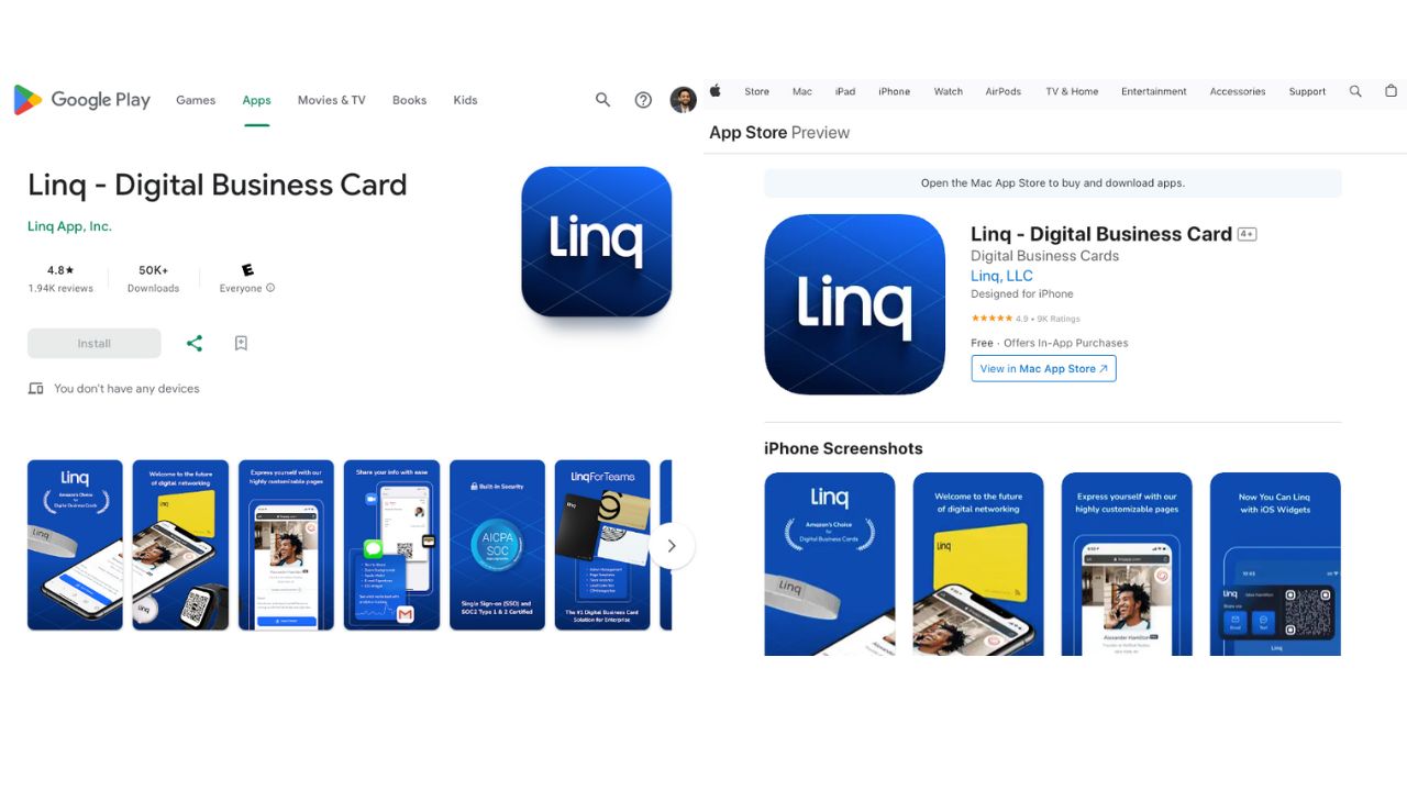 Linq App screenshot
