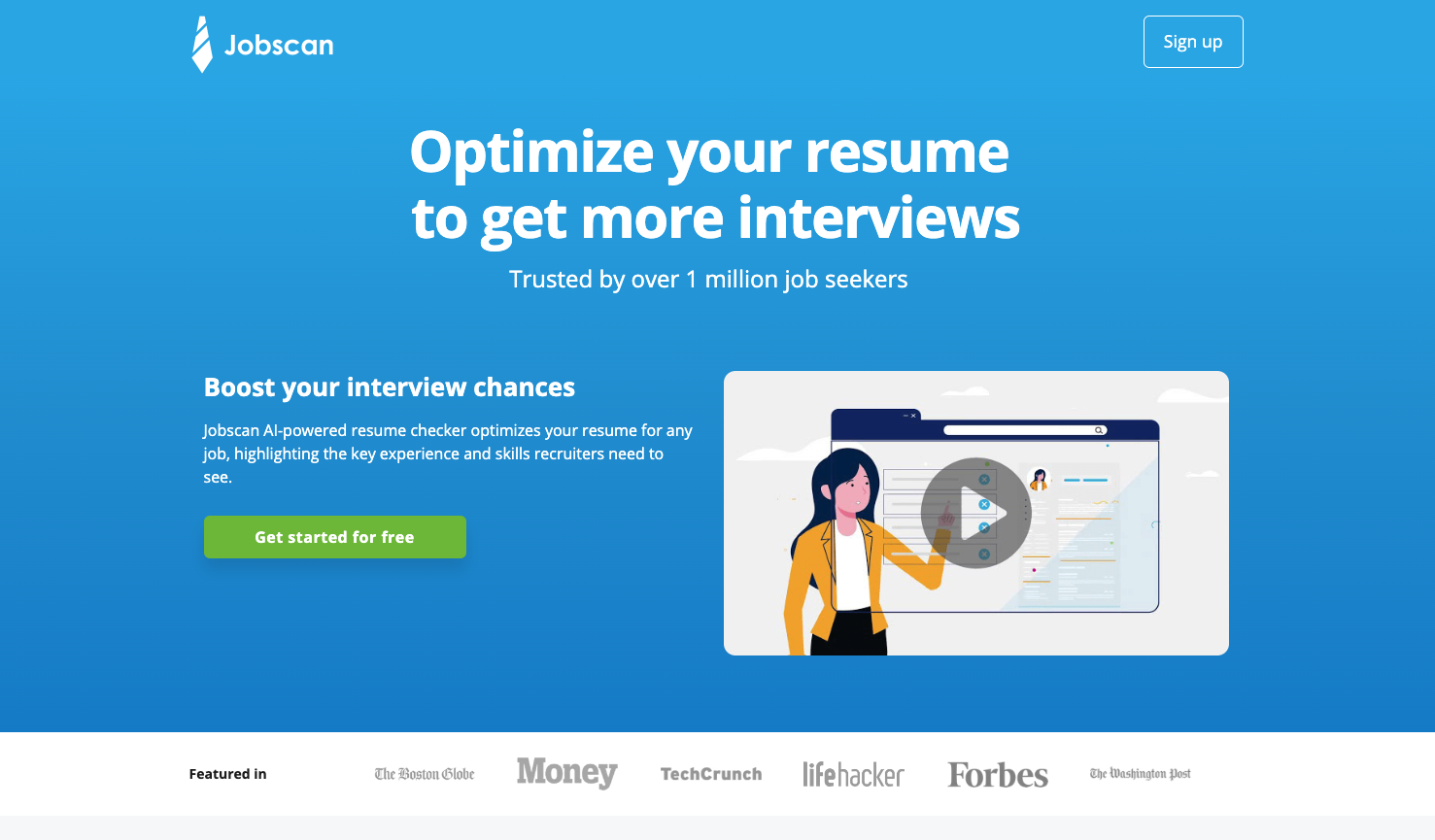 Jobscan screenshot