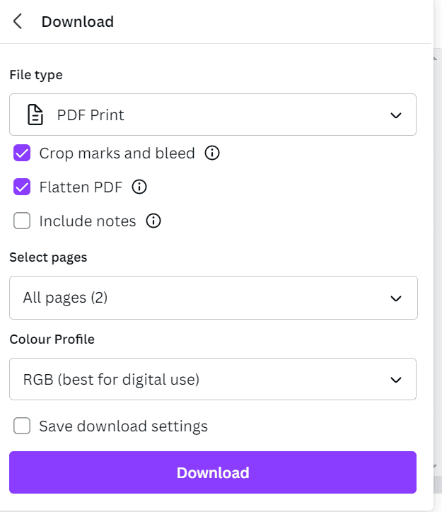 Canva file download formats 