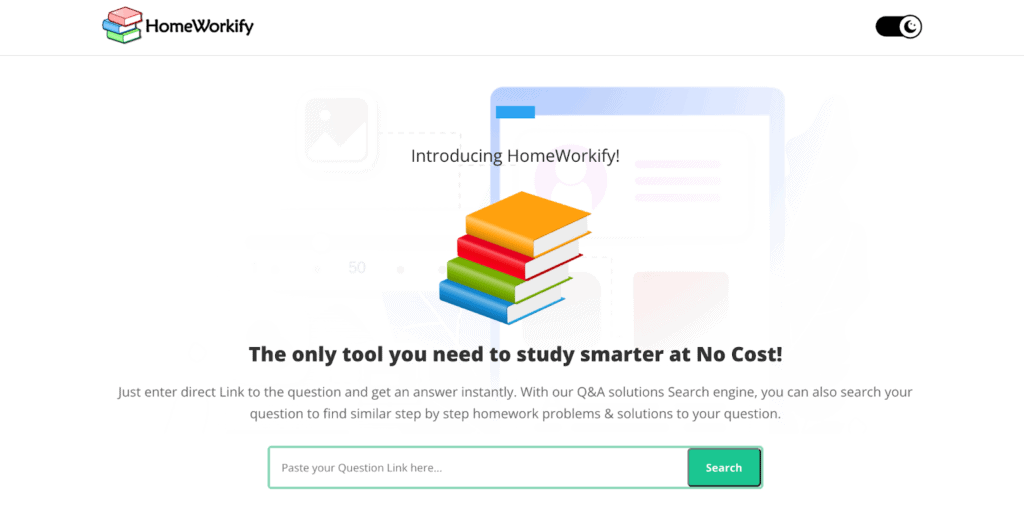 Using Homeworkify to get homework answers