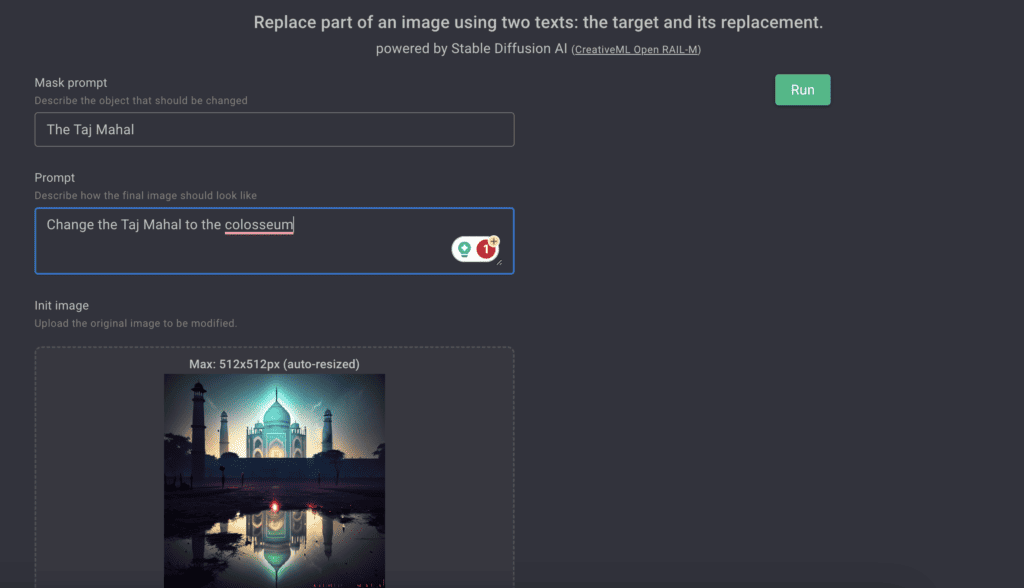 Using Dezgo to generate images